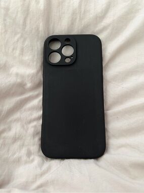 Amazon Black Silicone Phone Case with Camera Protector